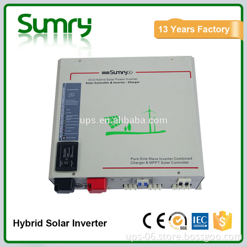 Low frequency hybrid solar inverter 3000w 24v 220v, off grid mppt solar inverter 3kw